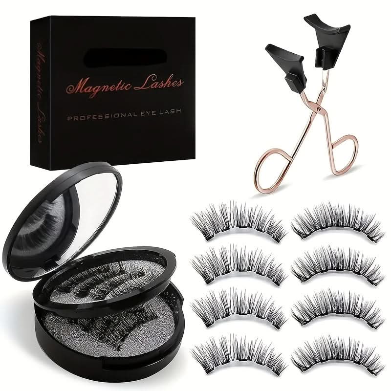 8-Pairs Magnetic 3D Cat Eye False Eyelashes