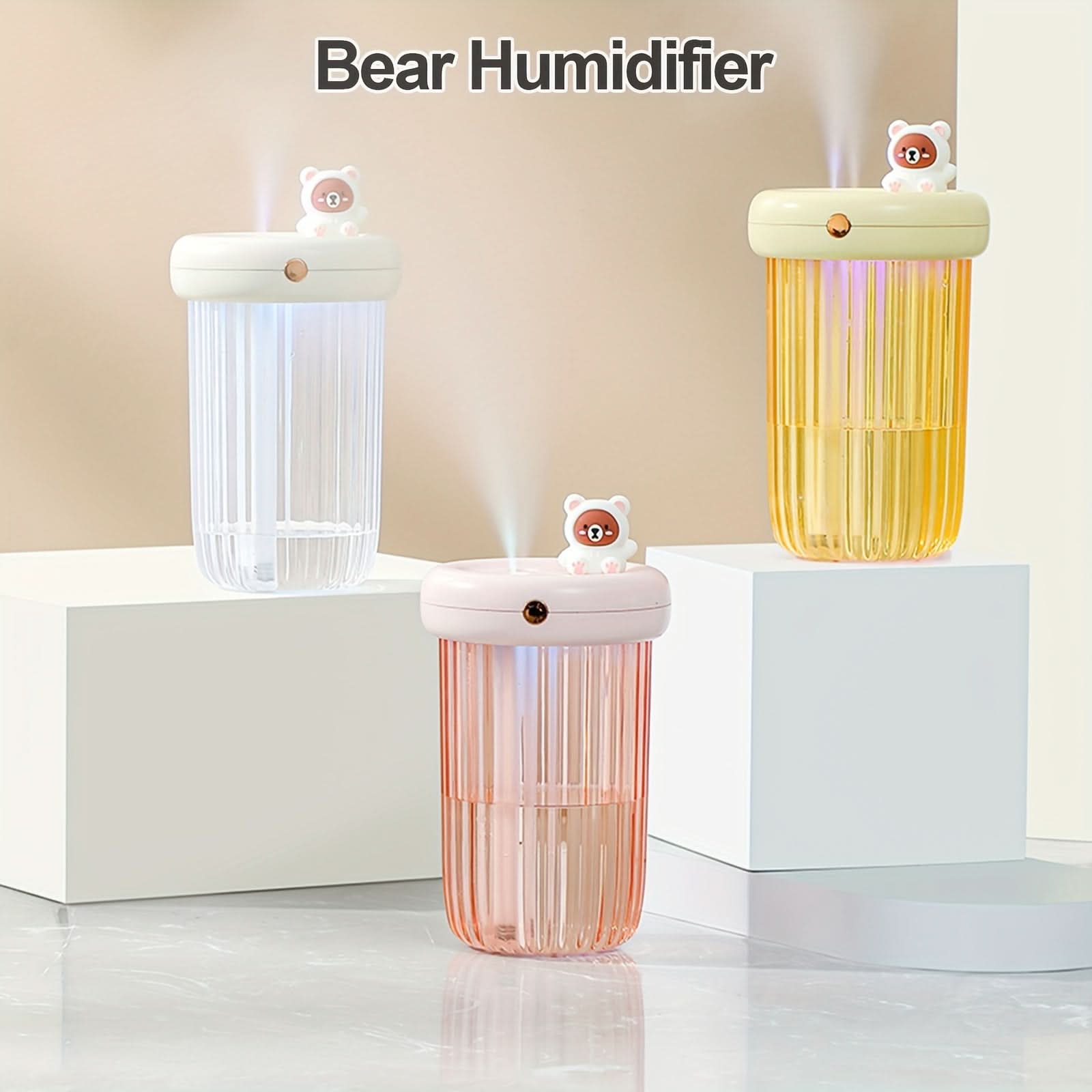 Bear USB Humidifier with Night Light