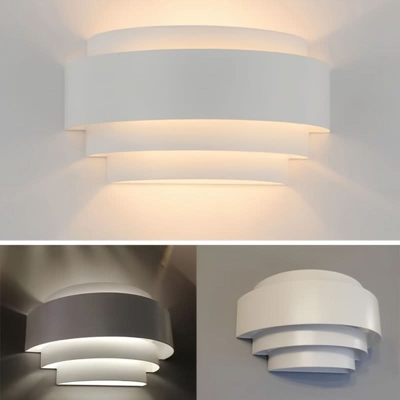 Modern Metal Half Moon Wall Sconce