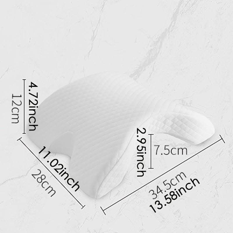 Plush Couple Pillow with Memory Foam - Removable Cover for Ultimate Comfort