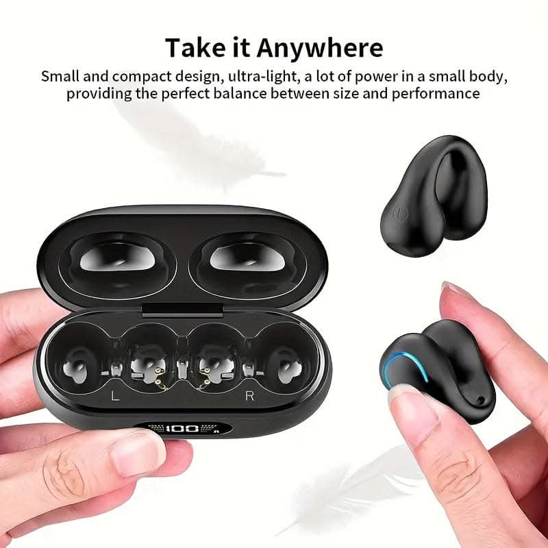 Open-Ear Clip Wireless Earplugs BT 5.3