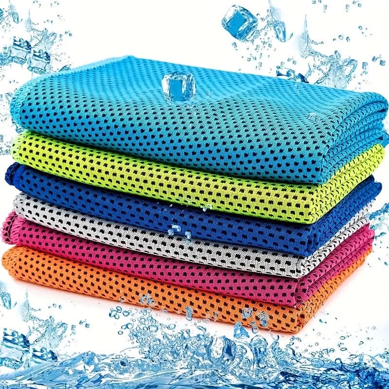 Ultra-Absorbent Quick-Dry Sports Towel Set with Cooling Ice Blanket