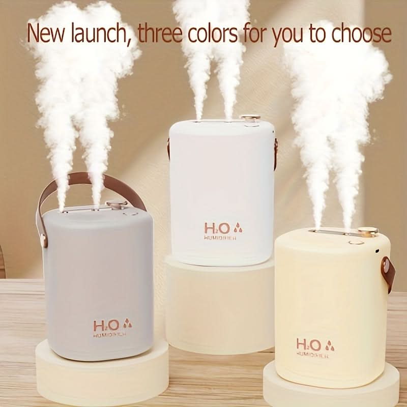 NEWDERY USB Dual-Spray Humidifier Nightlight