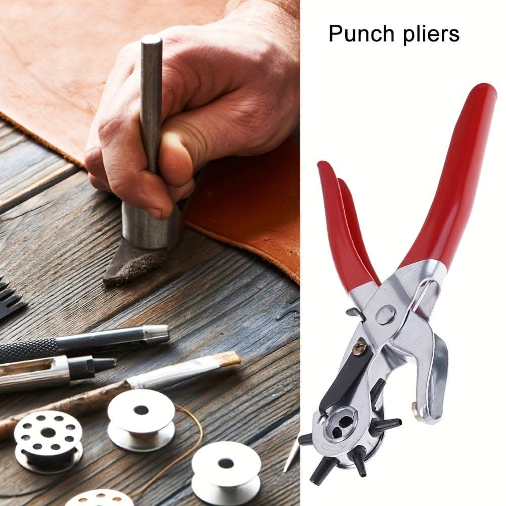 Rotary Belt Punch Perforator – Multi-Functional Eye Punch Tool