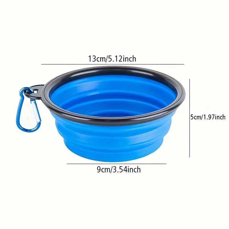 3-Pack Foldable Dog Travel Bowls
