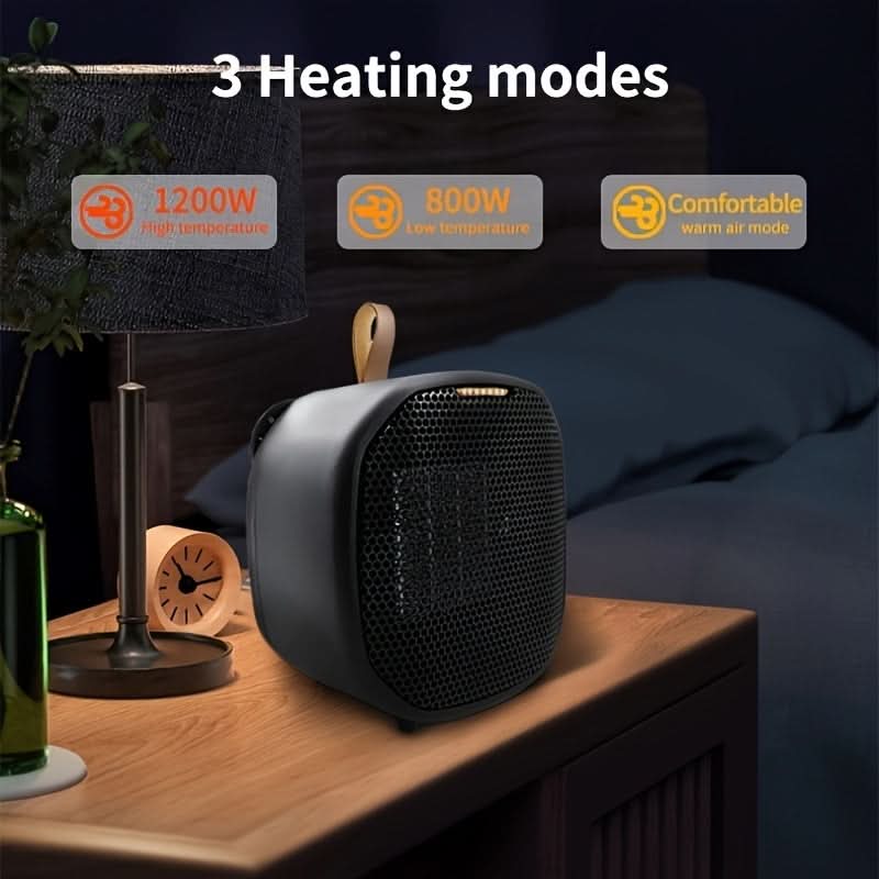 800W/1200W Space Heater with PTC Heating Element – Energy-Efficient