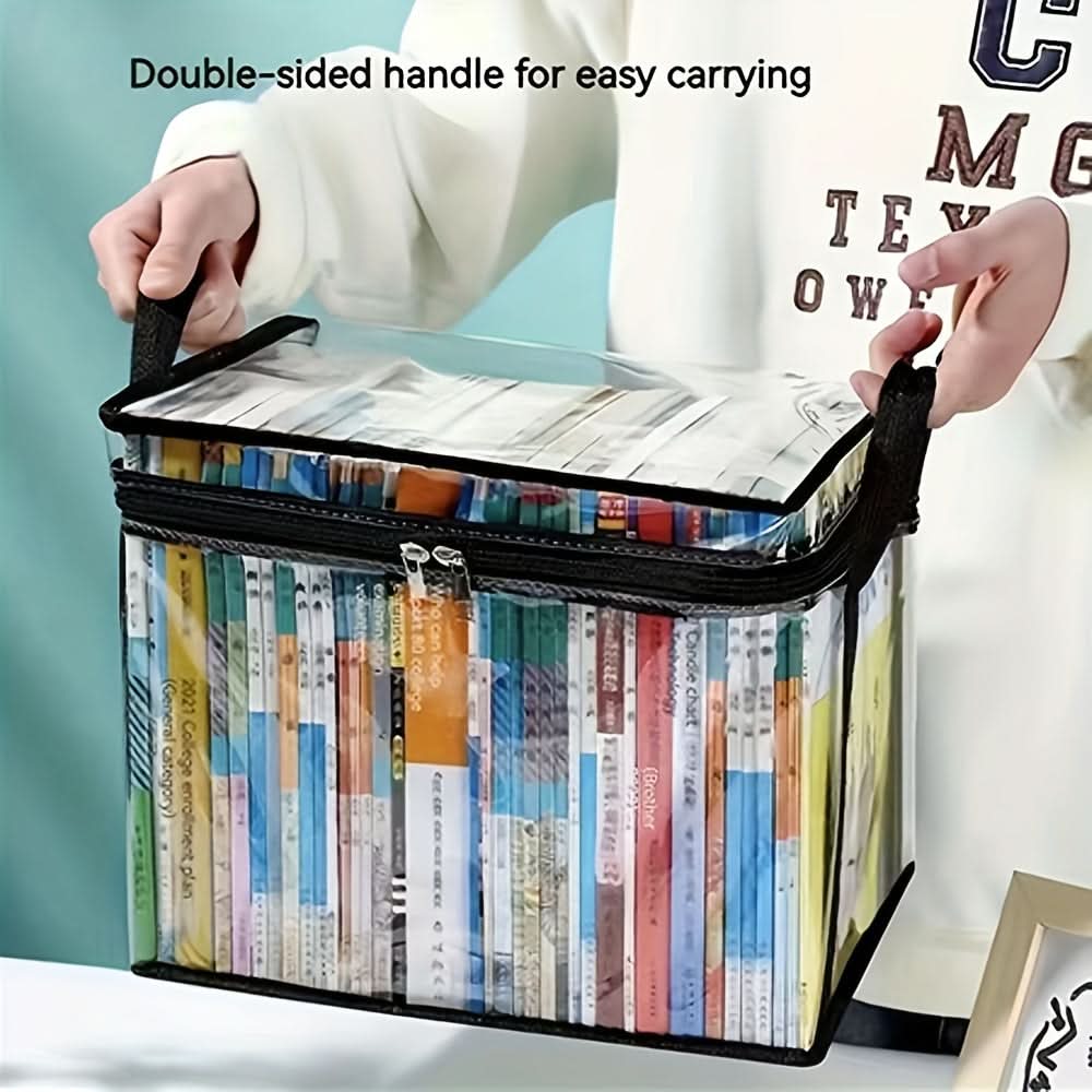 Clear Storage Bag for Students - Versatile Organizer for Books & Supplies