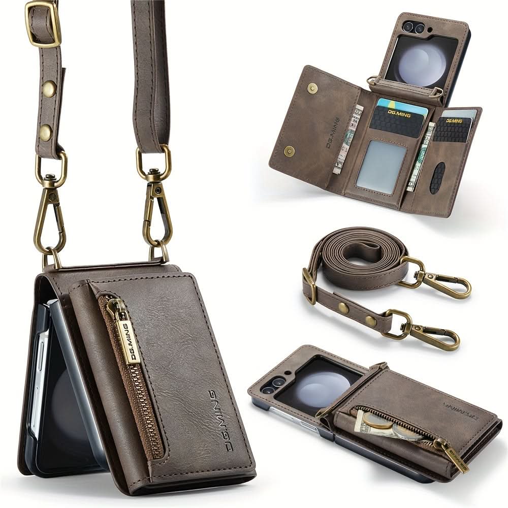 Zipper Wallet Case for Samsung Galaxy Z Flip