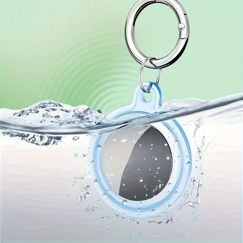 Waterproof TPU AirTag Case with Keychain