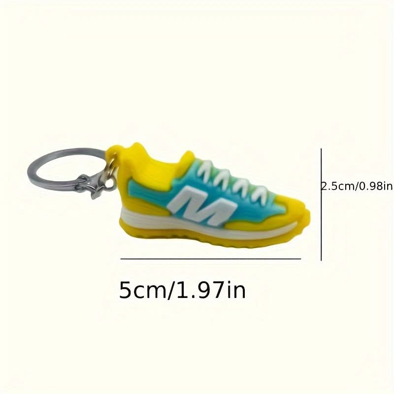 6-Pack Mini Sneaker Keychain Set – Sporty Charms