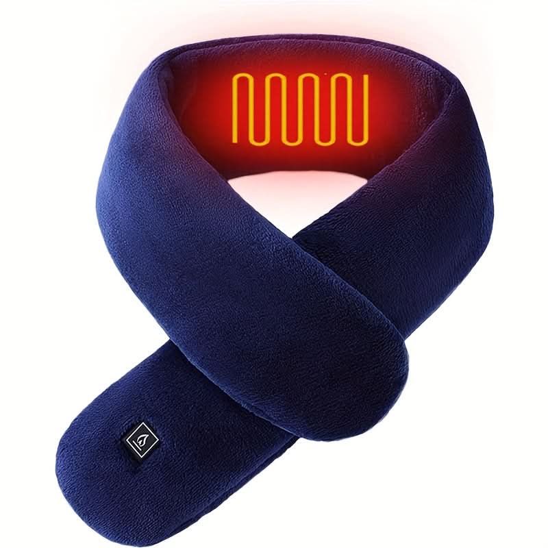 USB Heated Scarf – 3 Heat Settings, Washable Neck Warmer