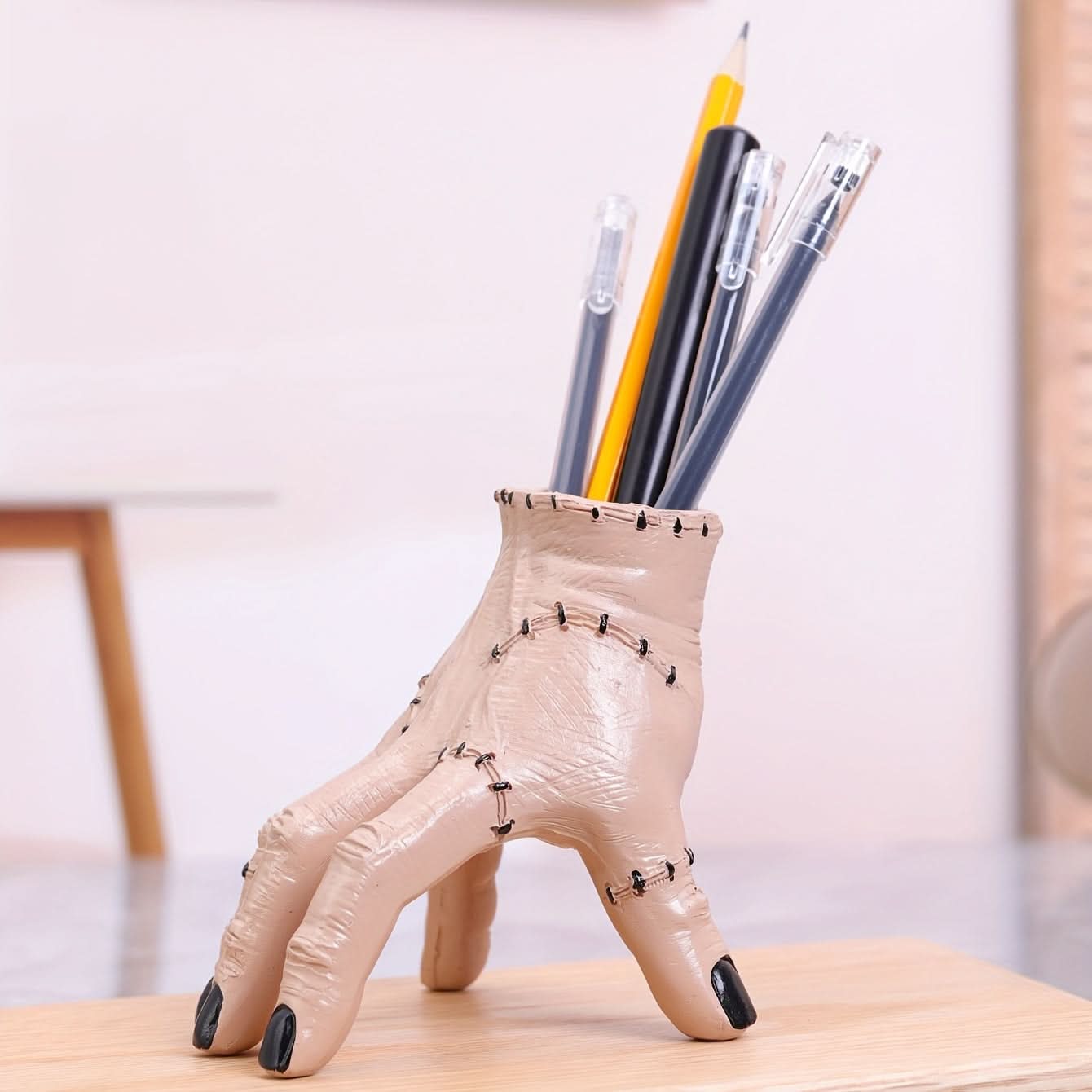 Horror Finger Pen Holder for Creative Desk Decor