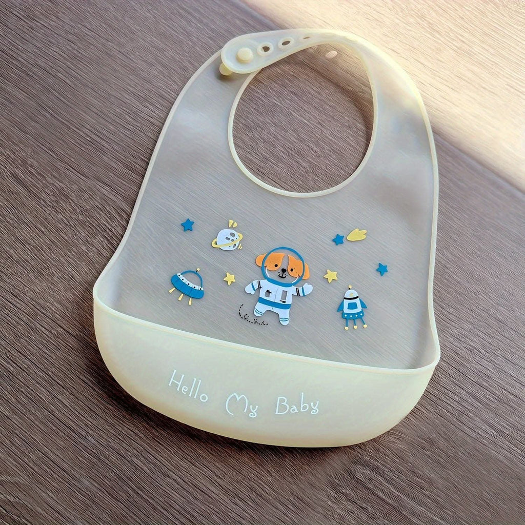 Super-Soft Ultra-Thin Silicone Baby Bibs - Highly Durable, Leakproof, Waterproof for Mess-Free Meals