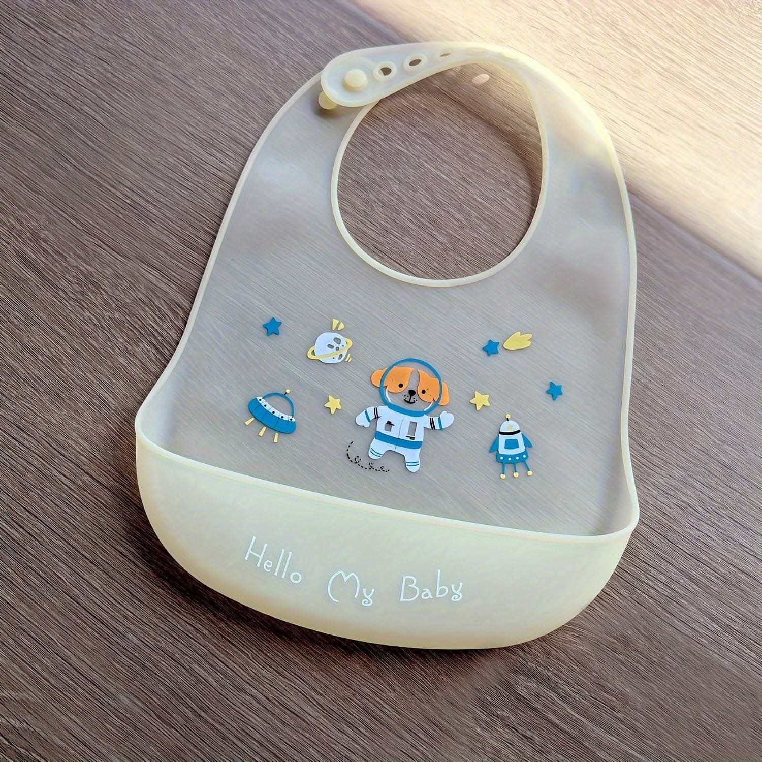 Super-Soft Ultra-Thin Silicone Baby Bibs - Highly Durable, Leakproof, Waterproof for Mess-Free Meals