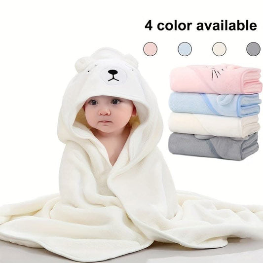 Plush Baby Bath Towel & Robe