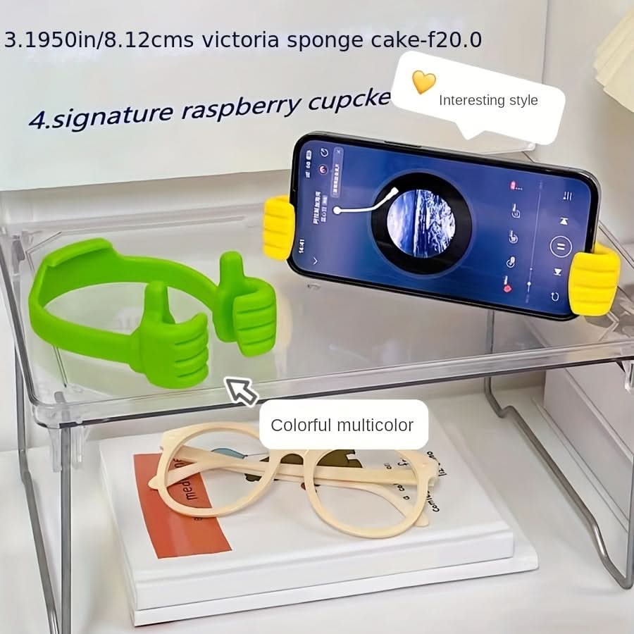 Thumb Grip Mobile Phone Holder – Adjustable & Portable for All Smartphones