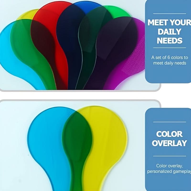 6-Piece Color Recognition Puzzle Set – Optical Recognition Science Toy for Kids