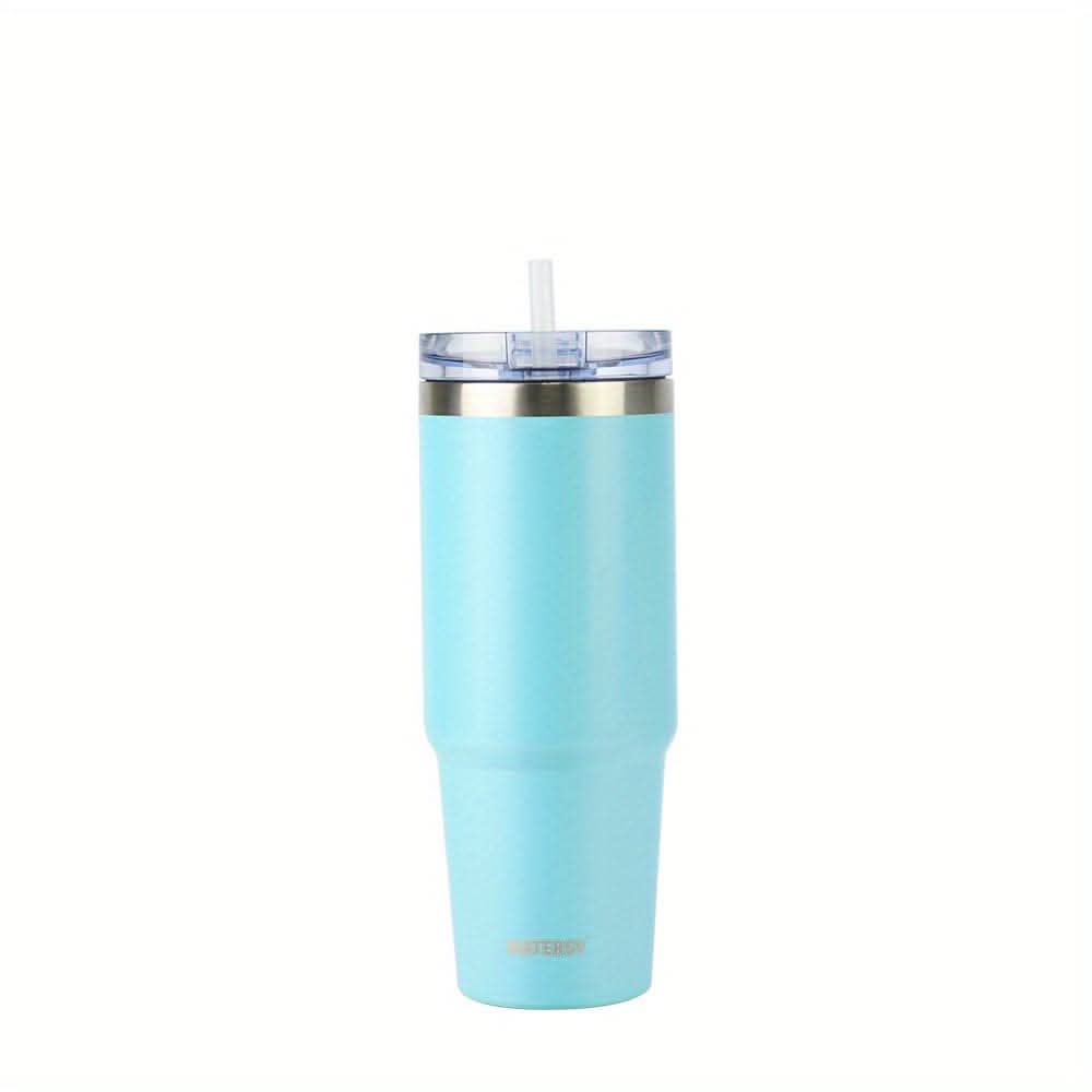30oz Stainless Steel Tumbler with Straw