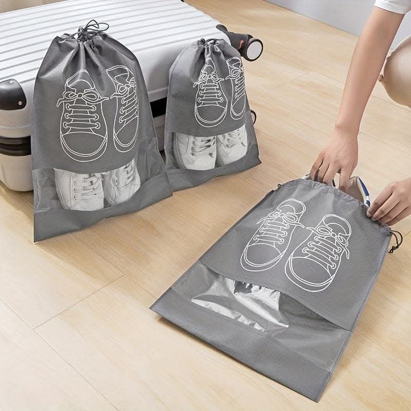 Travel Shoe Storage Bags – Mold Proof, Dustproof, Transparent & Portable