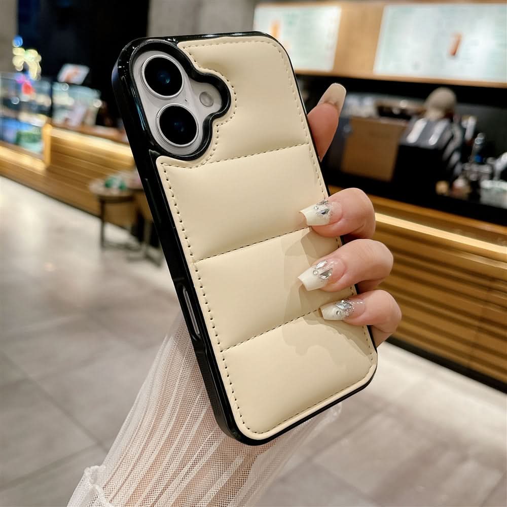 3D Down Jacket Silicone iPhone Case