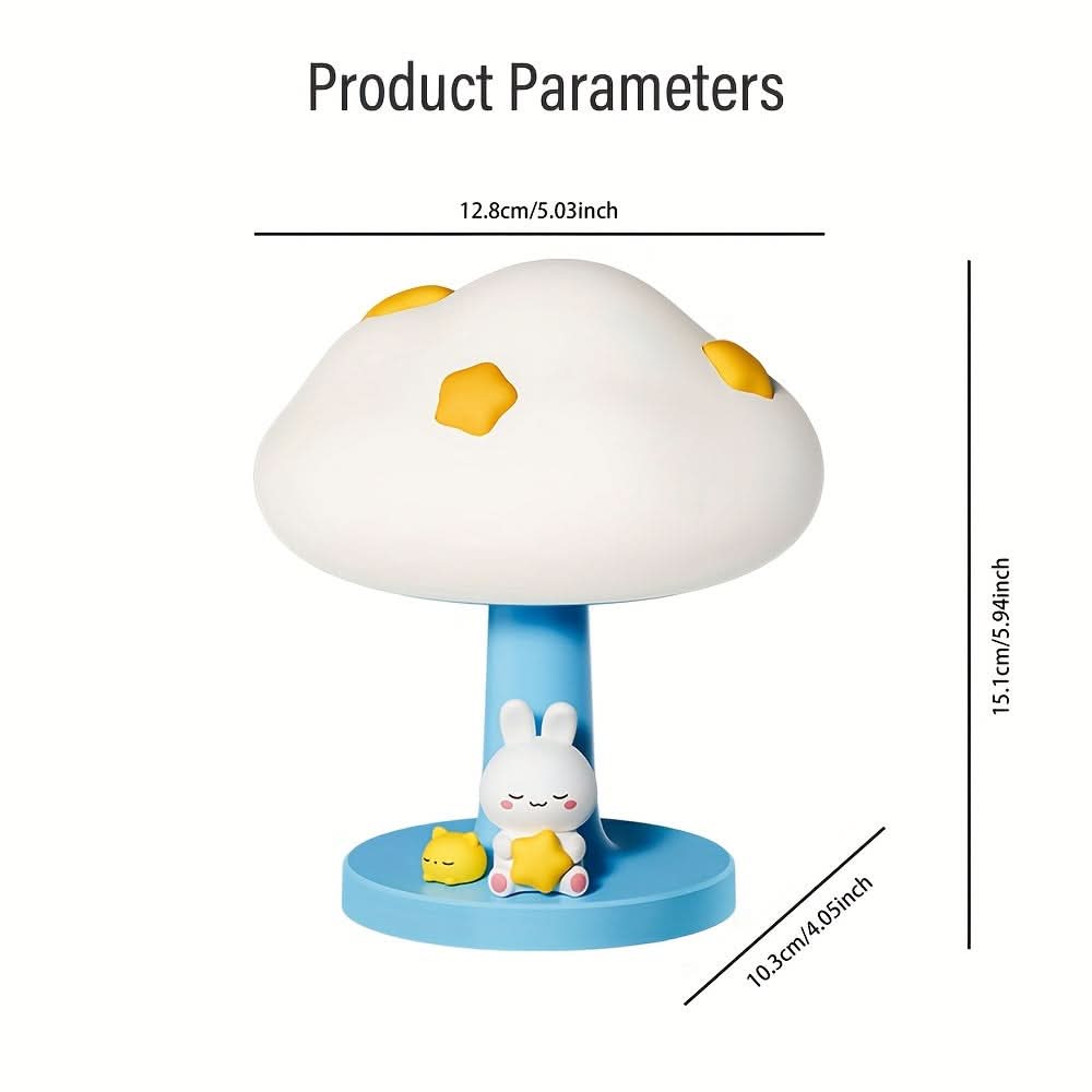 Dimmable LED Cloud Night Light with USB Charging