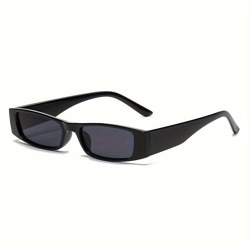 Retro Rectangle Mirrored Sunglasses for Women