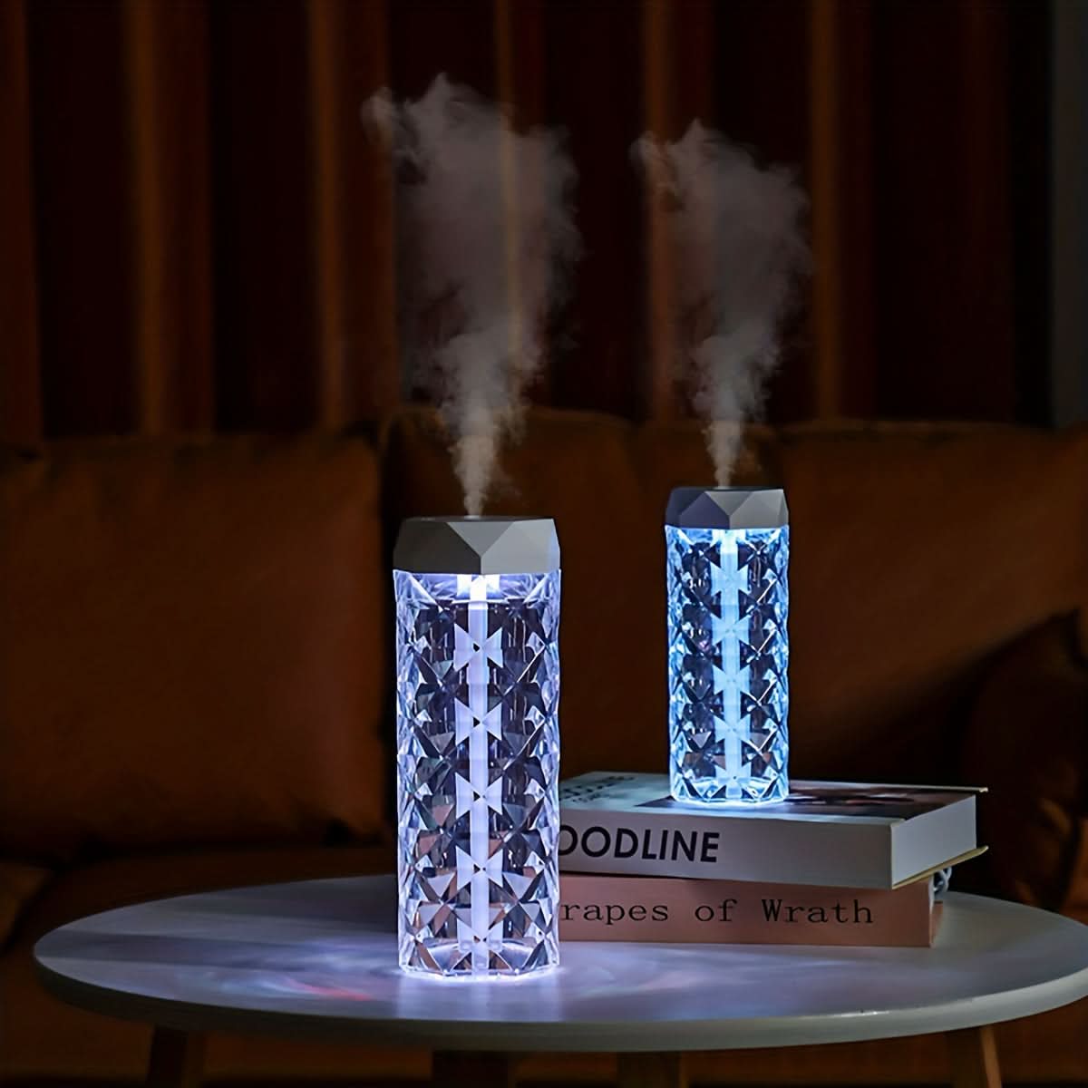 Crystal Clear USB Humidifier & Night Light
