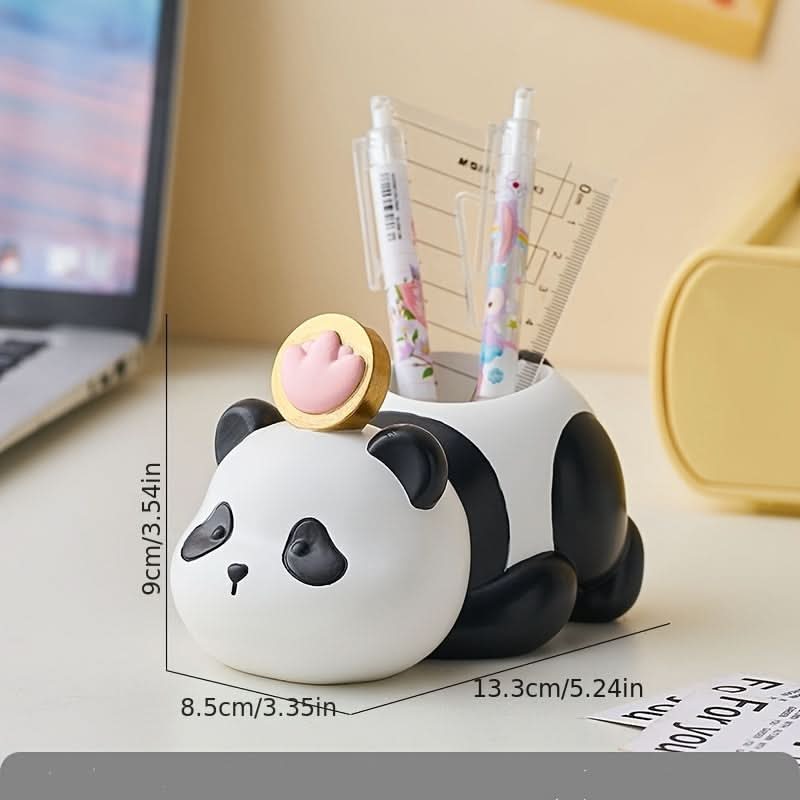 Resin Panda Desk Organizer