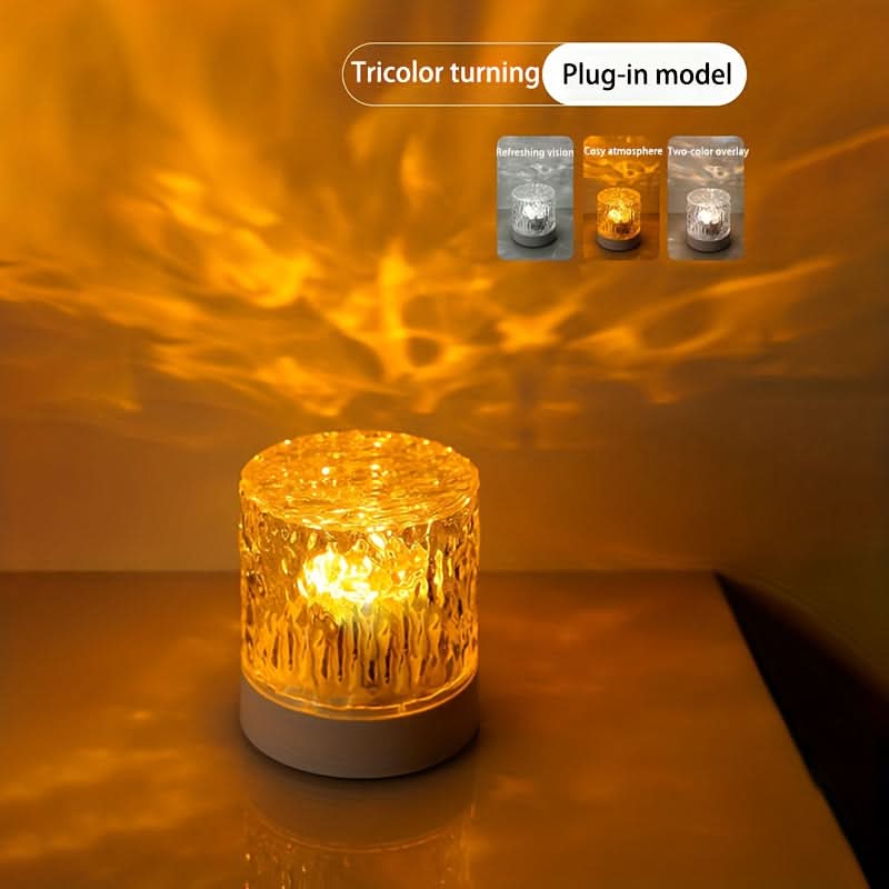 Color-Changing Water Ripple Table Lamp