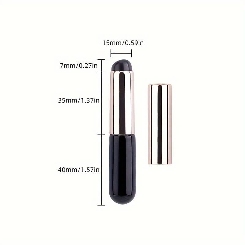 1pc Silicone Gradient Nail & Lip Brush with Cover
