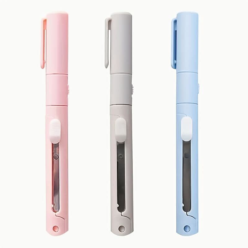 Portable Folding Scissors – Pen-Style Stainless Steel Scissors