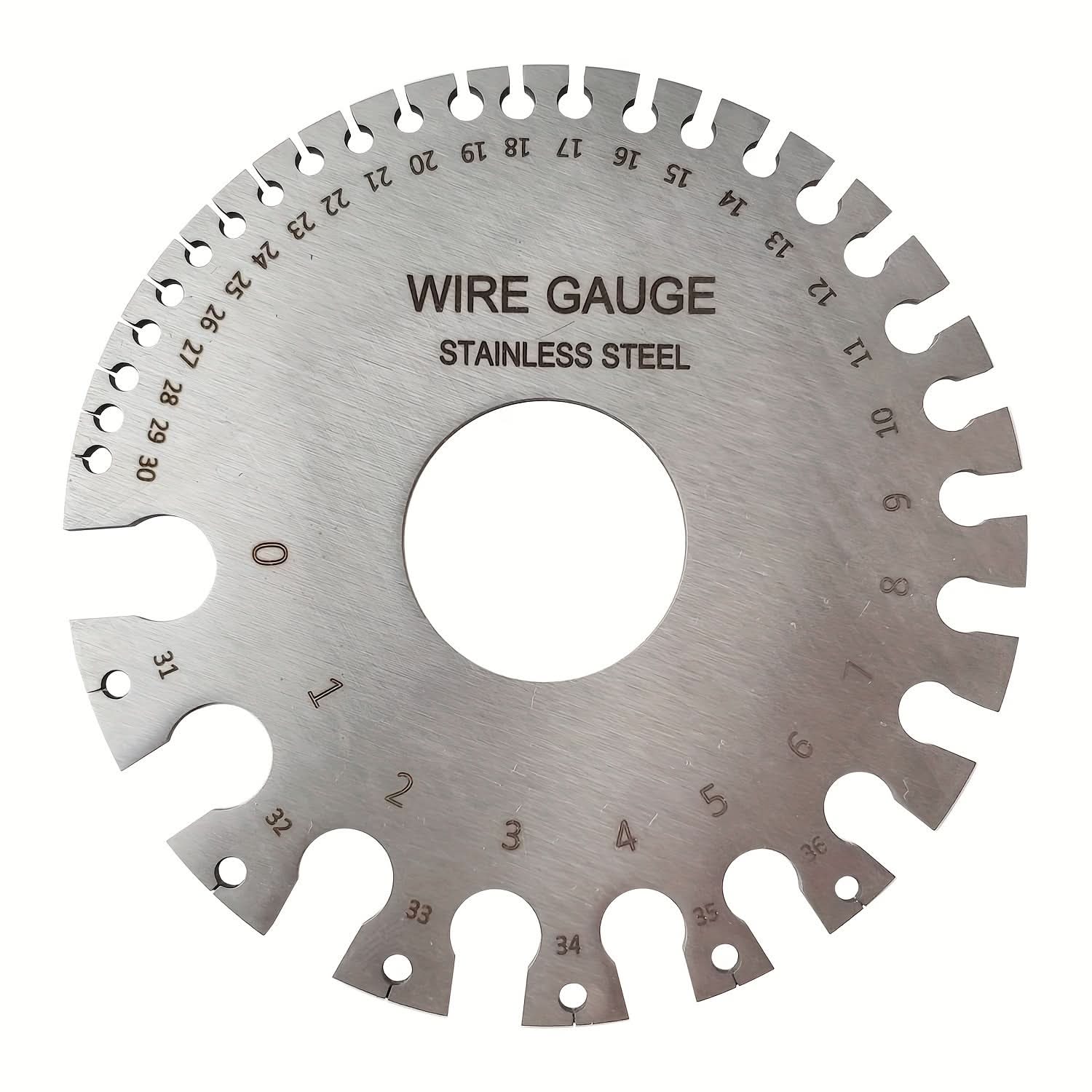 Stainless Steel Round & Square Wire Gauge Tool