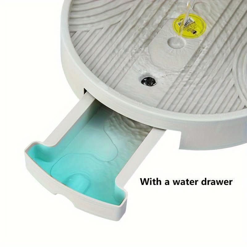 Movable Flower Pot Tray with Water Storage