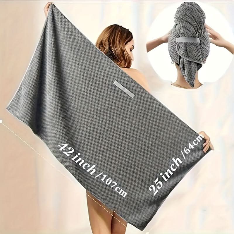 Luxurious Quick-Dry Hair Turban Wrap