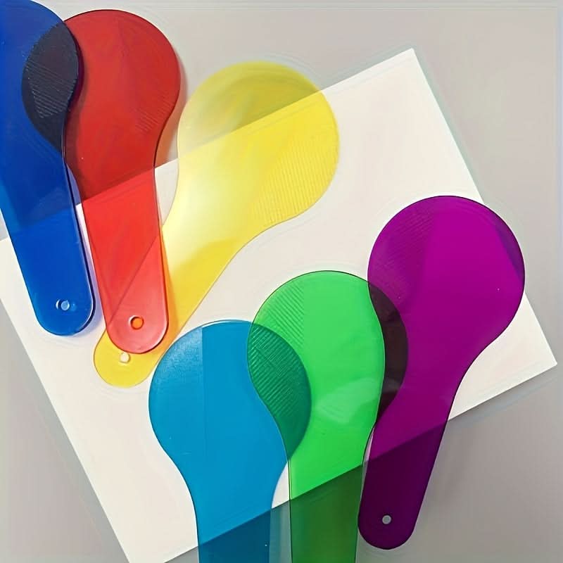 6-Piece Color Recognition Puzzle Set – Optical Recognition Science Toy for Kids