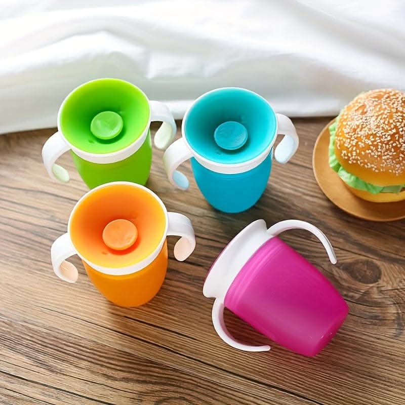 360° Leak-Proof Sippy Cup with Handles