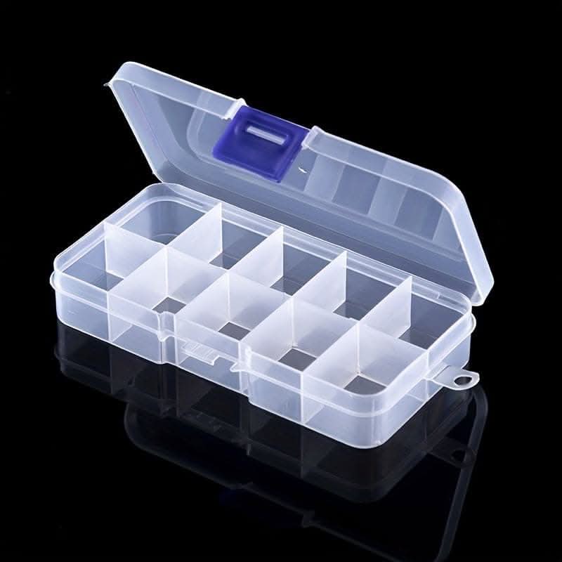 Multifunctional Transparent Desktop Storage Box – 10/15/24 Grid