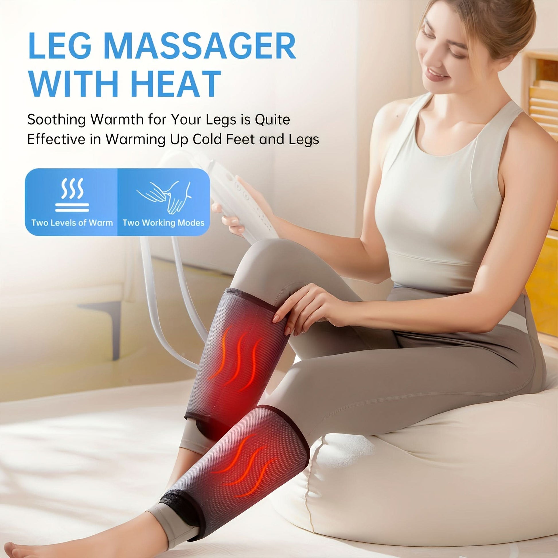 Air Compression Leg Massager for Circulation