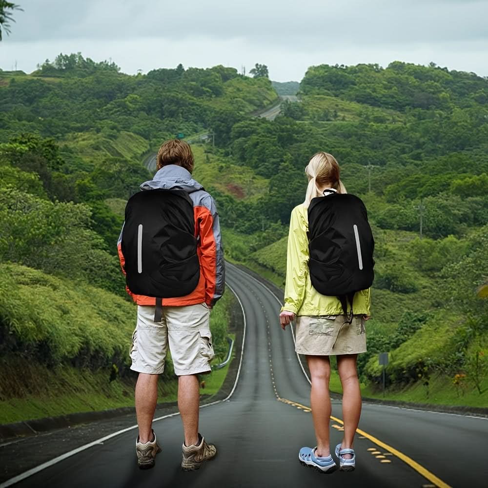 30-40L Waterproof Backpack Rain Cover with Reflective Design