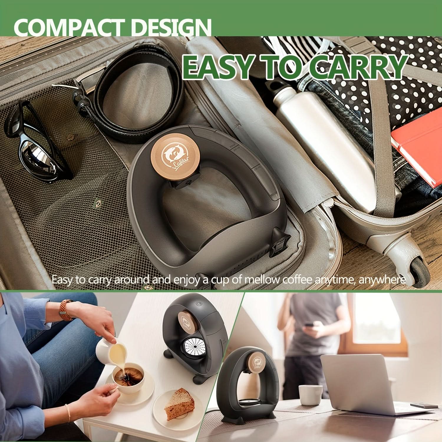 Compact Single Serve Travel Coffee Maker
