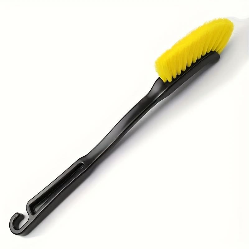 Car Crevice & Tire Brush, Nylon Bristles Wheel & Interior Cleaning Brush