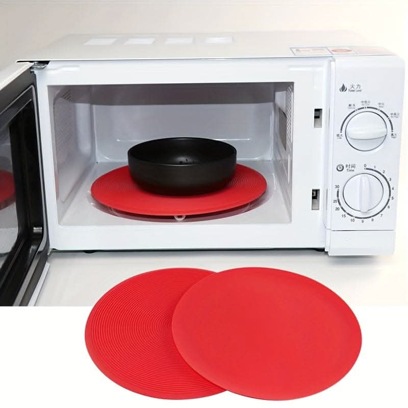 1pc Thickened Microwave Silicone Heat Insulation Pad - 10/12 Inch