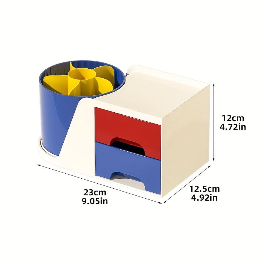360° Rotating ABS Desk Organizer