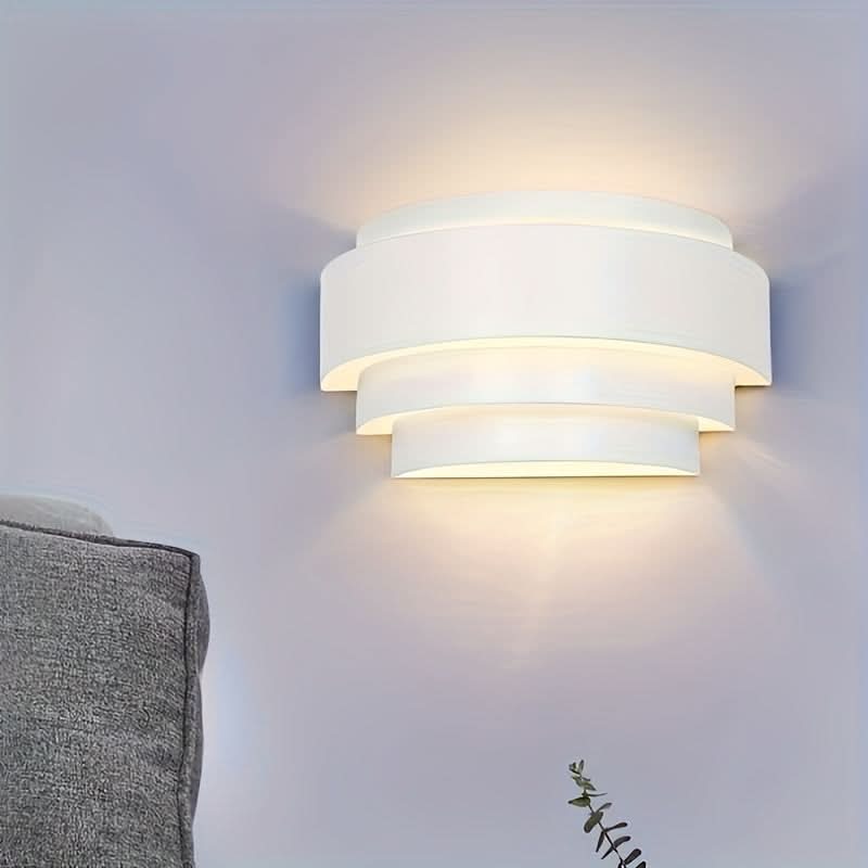 Modern Metal Half Moon Wall Sconce