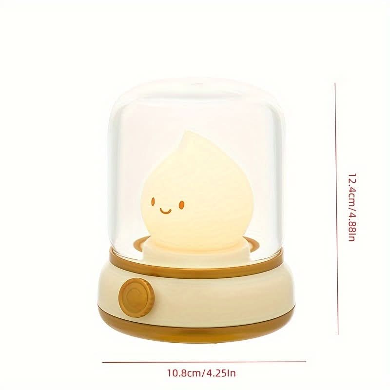 USB Rechargeable LED Night Light, Adjustable Brightness