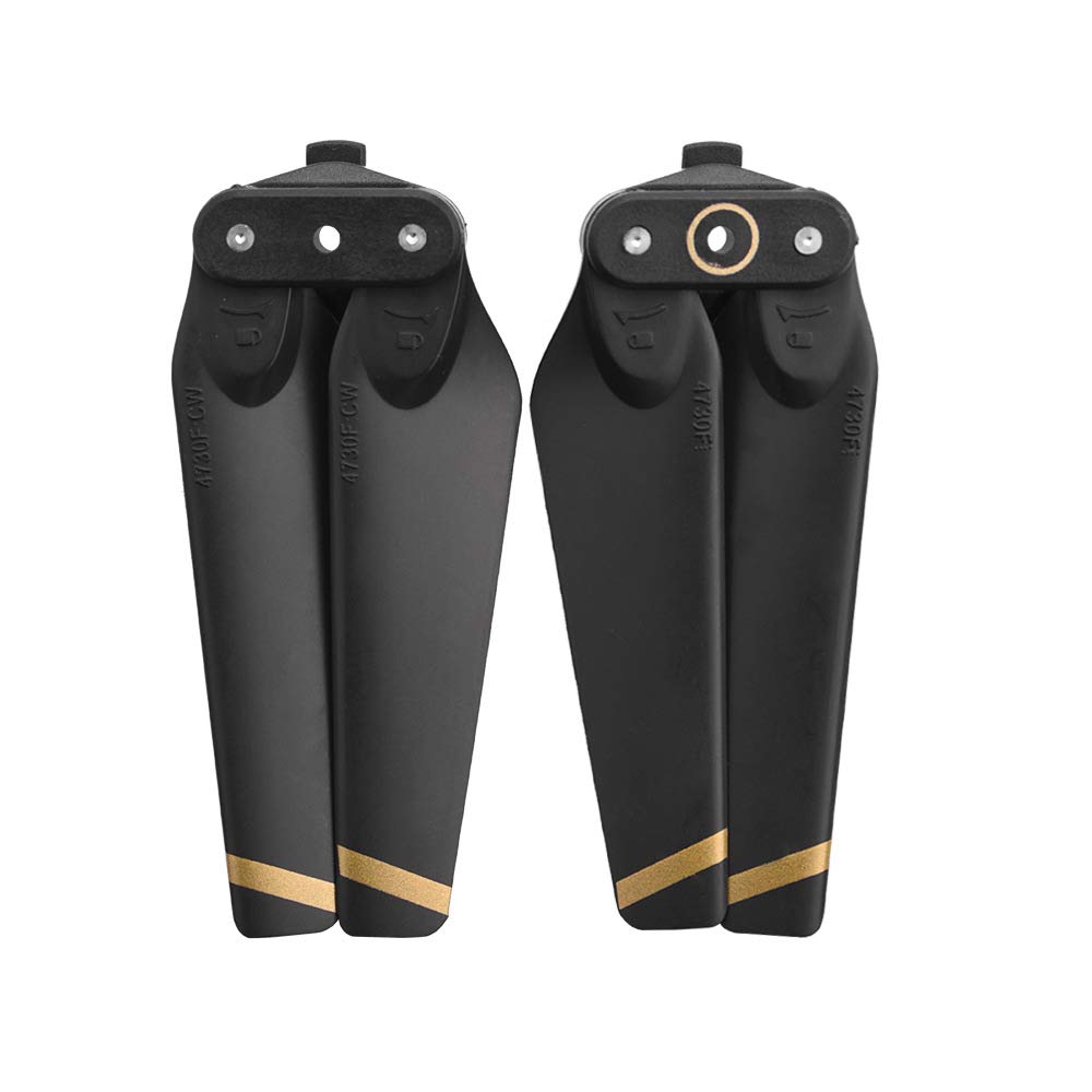 DJI Spark Propeller Blades – 2 Pairs Durable ABS+PC CW/CCW Drone Spare Parts (Black)