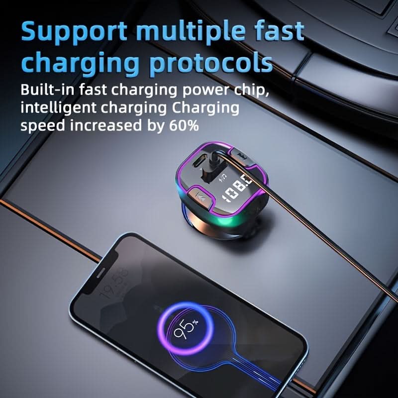 Bluetooth 5.3 Audio Transmitter Car Kit