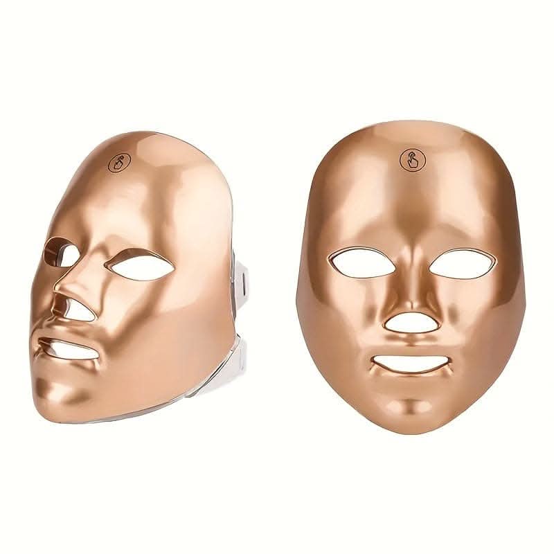 Rechargeable 7-Color LED Face Mask – Facial Care Tool