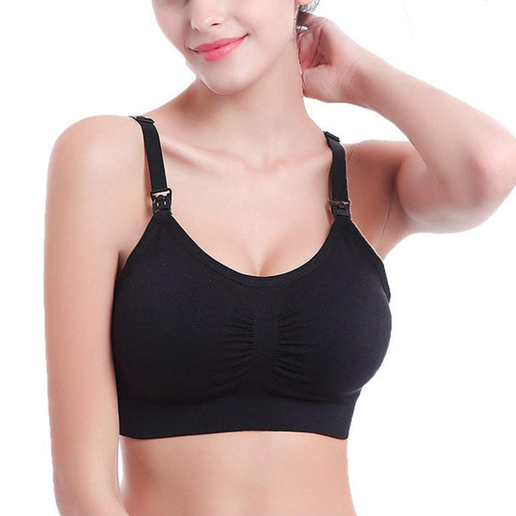 Women’s Hands-Free Pumping Bra – Soft Adjustable Nursing Bra for Breast Pump Support