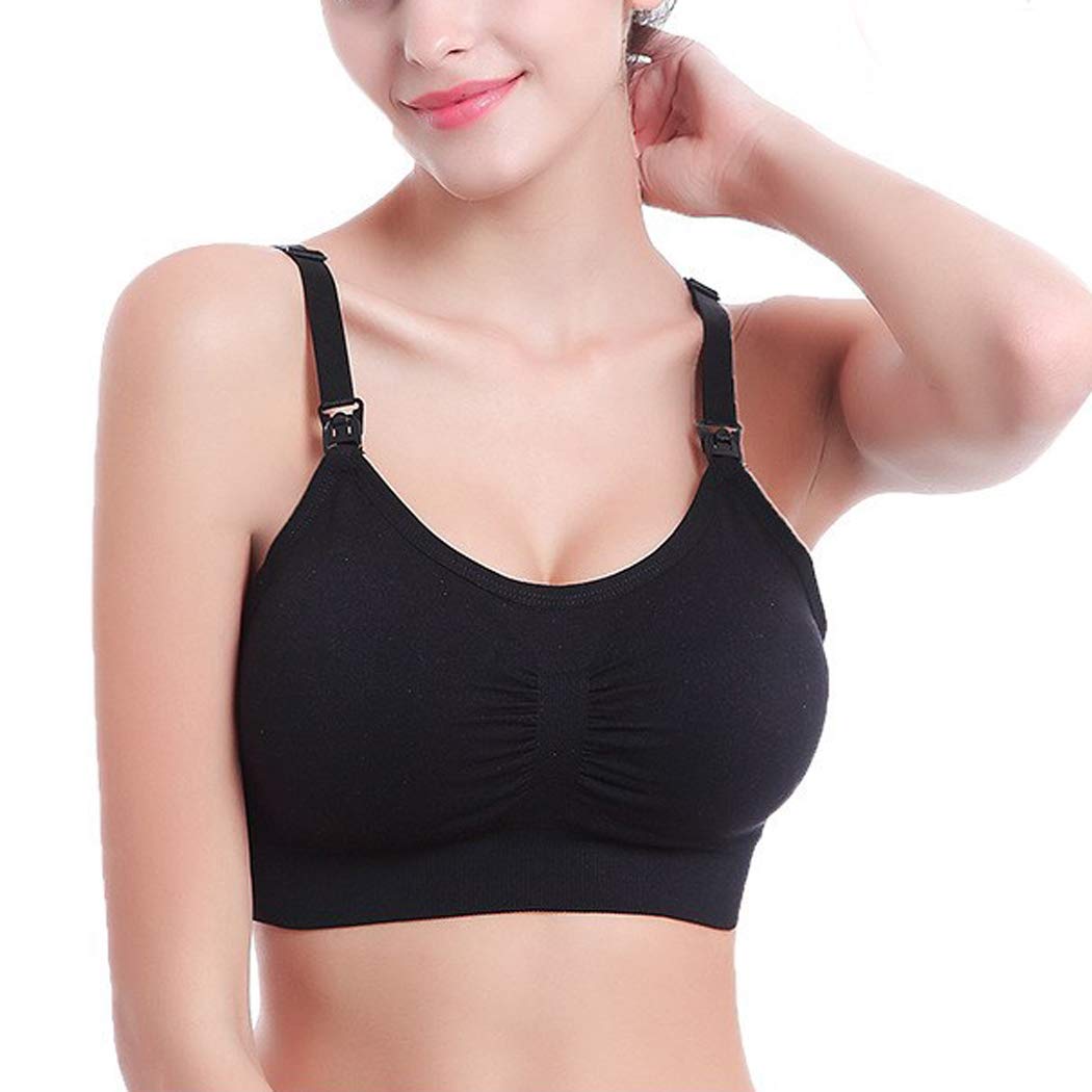 Women’s Hands-Free Pumping Bra – Soft Adjustable Nursing Bra for Breast Pump Support